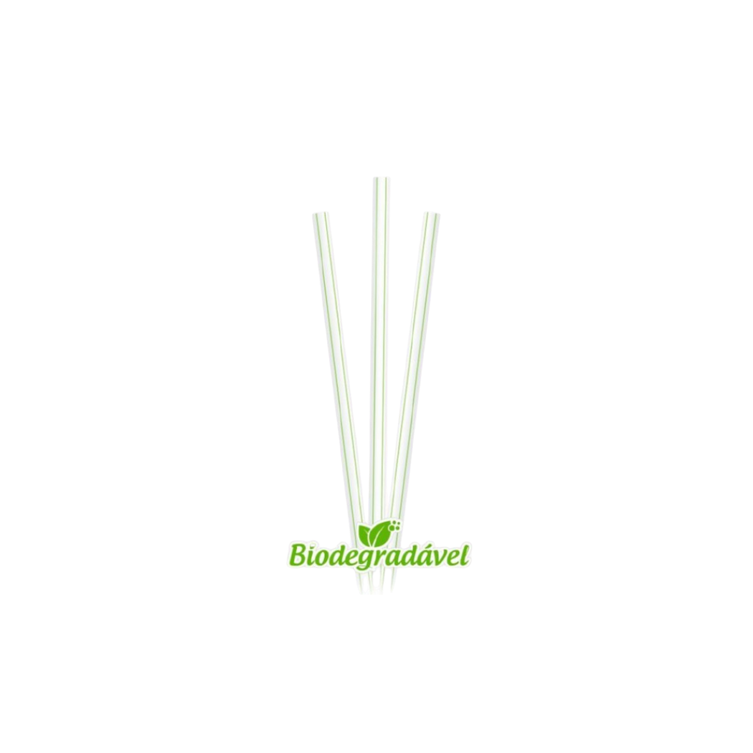 Canudo Refri Bio Sache 5X21CM C/100